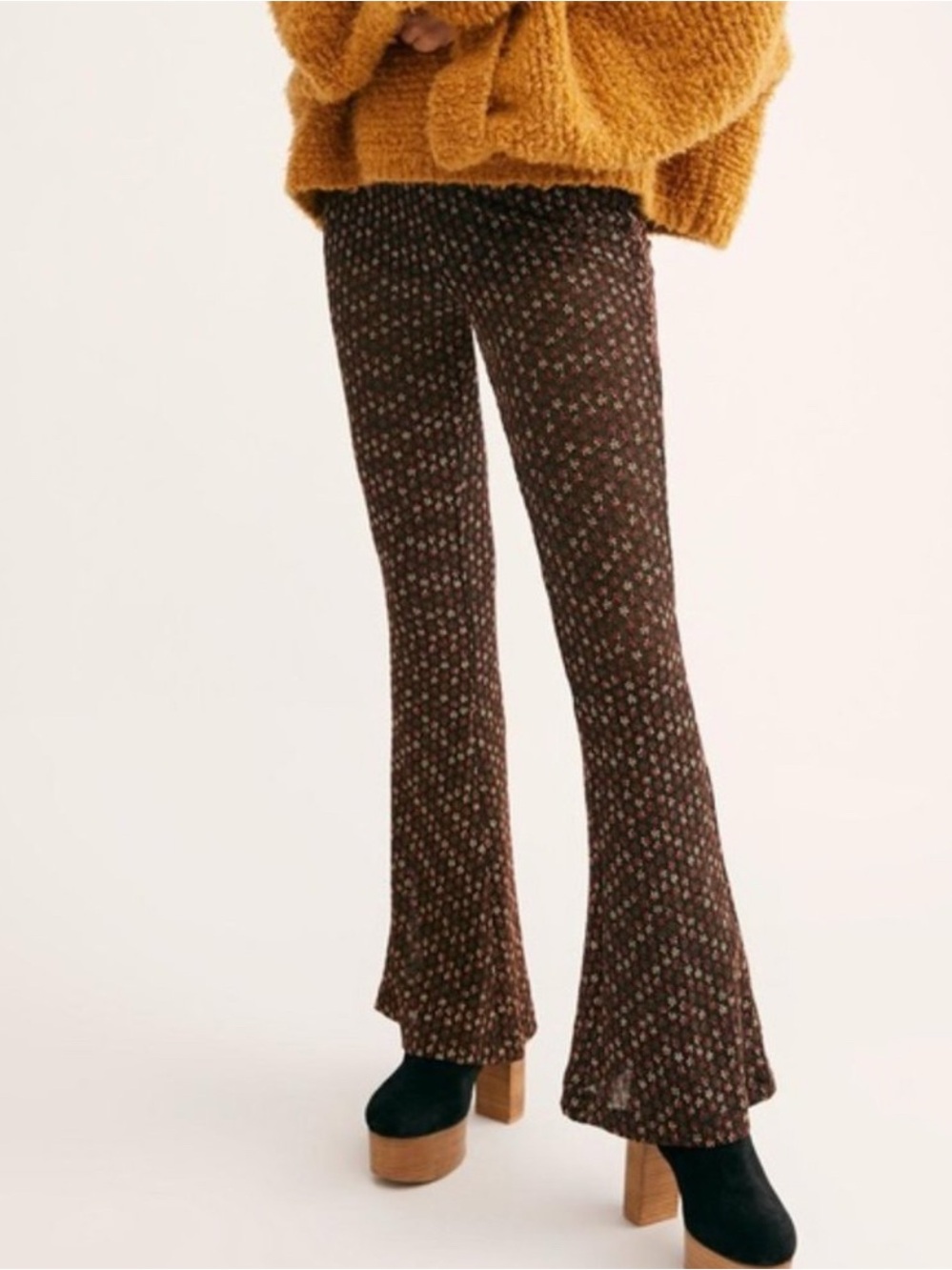 Free People Party Pull On Flared Pants XSmall